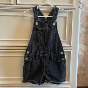 Old Navy Girls Black Shortalls